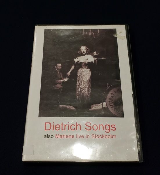 Dietrich Songs Also Marlene Live In Stockholm